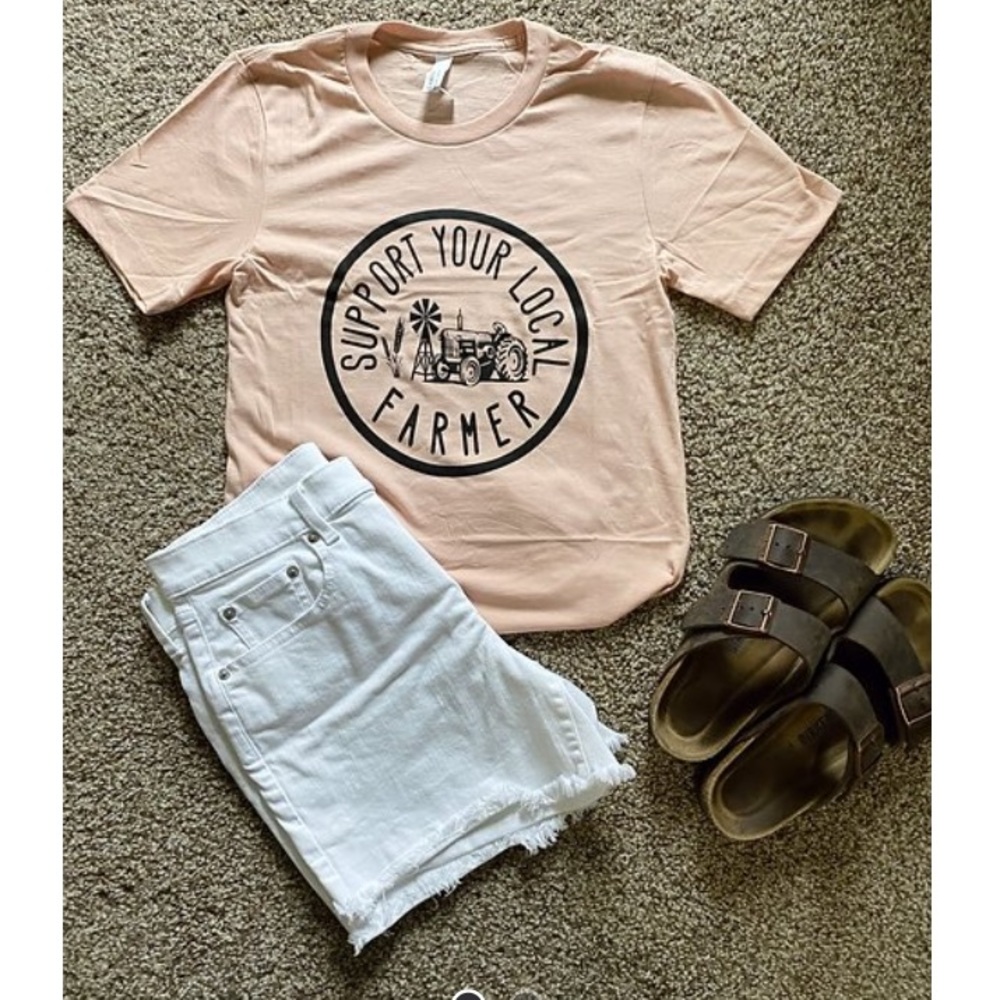 NWOT โSupport Your Local Farmerโ Tee - Picture 1 of 2